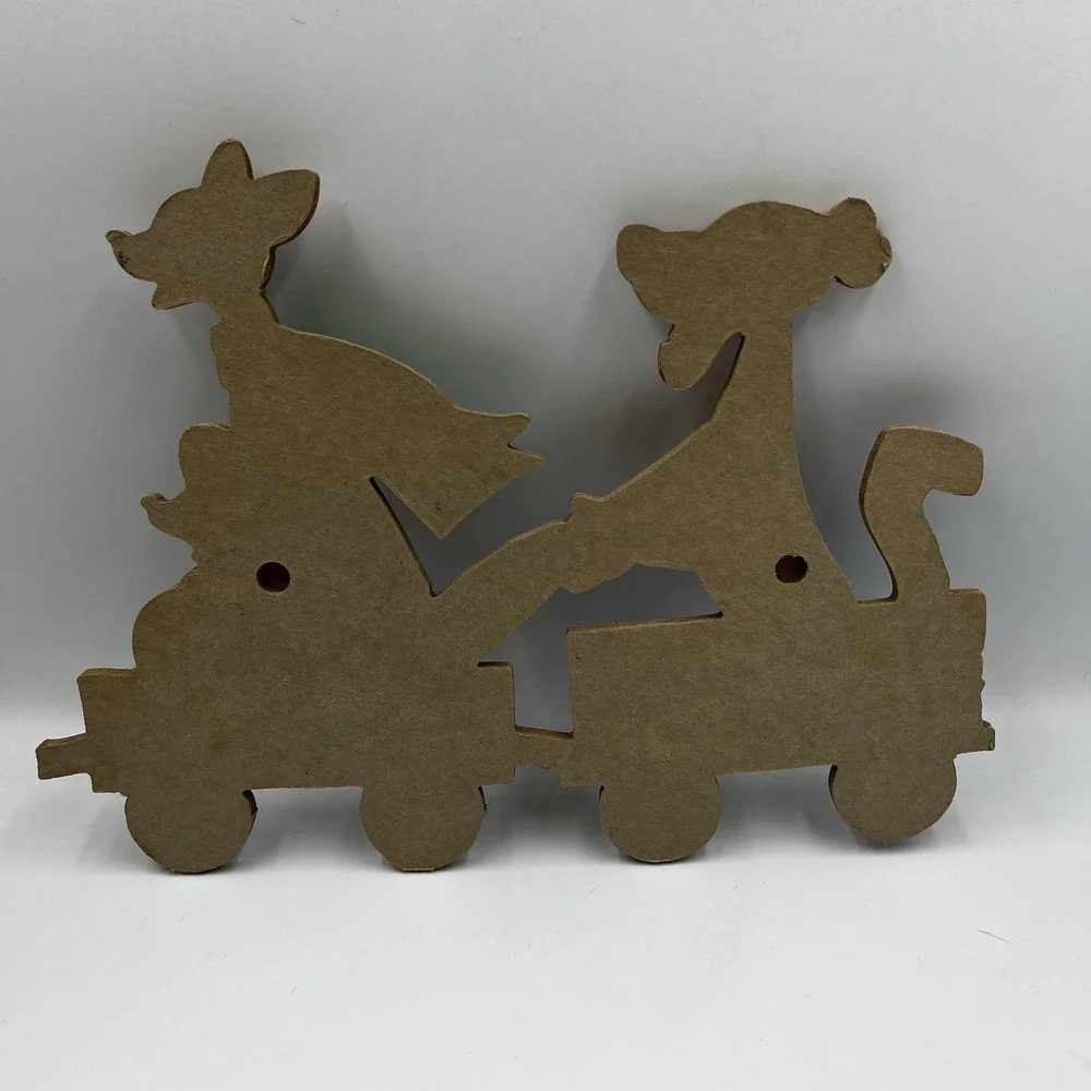 Vintage Sears Pin Ups Winnie the Pooh Wall‎ Decor Train Set Tigger Eeyore Nursey